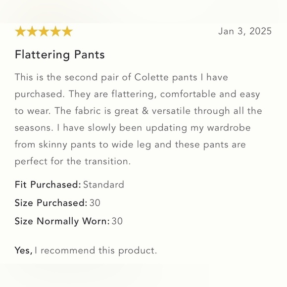 ❤️HP❤️NWT Size 31P - The Colette Cropped Wide-Leg Pants by Maeve - Picture 4 of 16